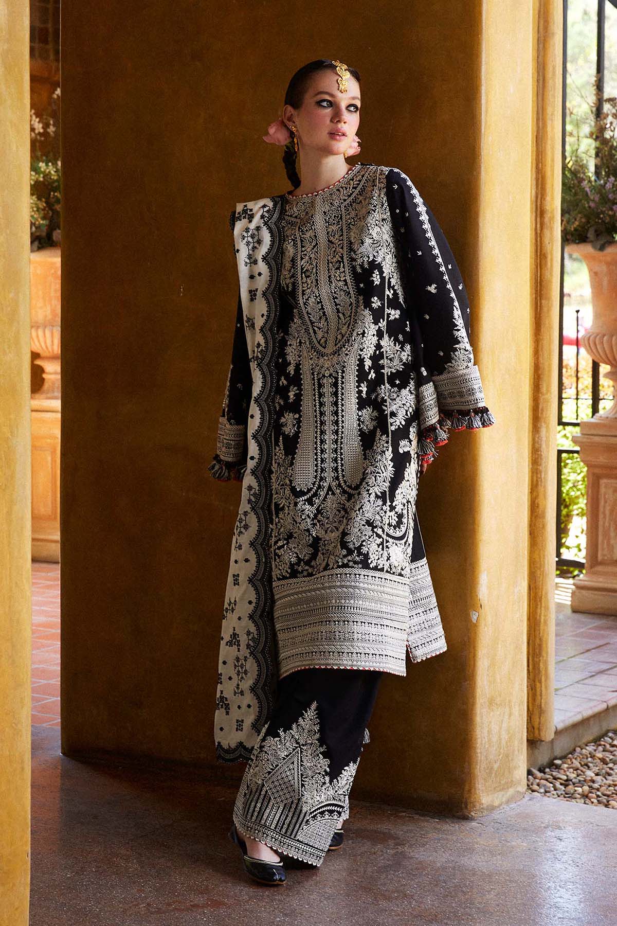 HUSSAIN REHAR 2026 LUXURY LAWN COLLECTION| UNSTITCHED 3 PCS| TOP PAKISTANI DRESS BY SHAEBIZ