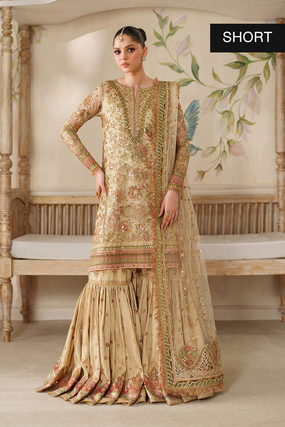 BAROUQUE LATEST EMBROIDERED NET COLLECTION| UNSTITCHED BRIDAL COLLECTION BY SHAEBIZ