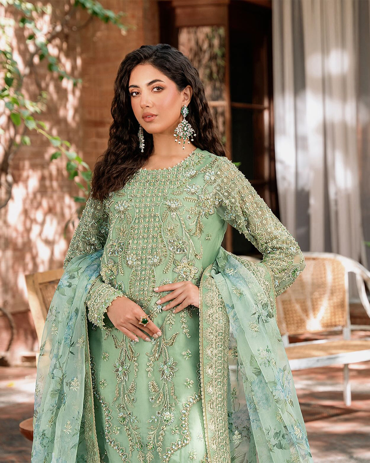 AKBAR ASLAM LUXURY NET COLLECTION| UNSTITCHED WEDDING FORMALS| TOP PAKISTANI DRESS BY SHAEBIZ