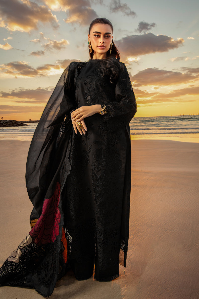 RANG RASIYA LUXURY BLACK LAWN COLLECTION| LATEST COLLECTION BY SHAEBIZ