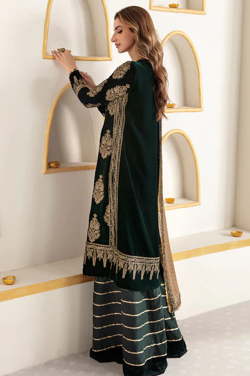 JAZMIN NEW LUXURY VELVET COLLECTION|TOP PAKISTANI DRESS BY SHAEBIZ