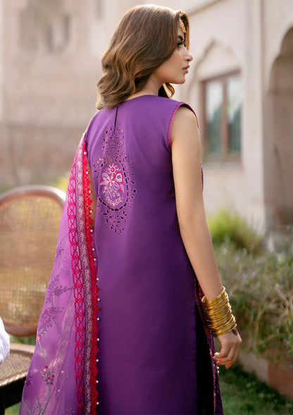 BIN ILYAS PURPLE LUXURY LAWN COLLECTION| SAJAL ALI| TOP PAKISTANI DRESS BY SHAEBIZ