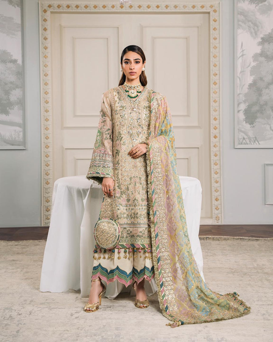 BAROQUE CHANTELLE LUXURY WEDDING COLLECTION| 3 PIECE UNSTITCHED DRESS| BY SHAEBIZ