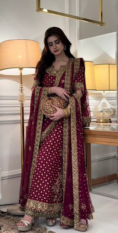 HARIS  SHAKEEL 2026 LUXURY CHIFFON COLLECTION| UNSTITCHED WEDDING COLLECTION| TOP PAKISTANI DRESS BY SHAEBIZ