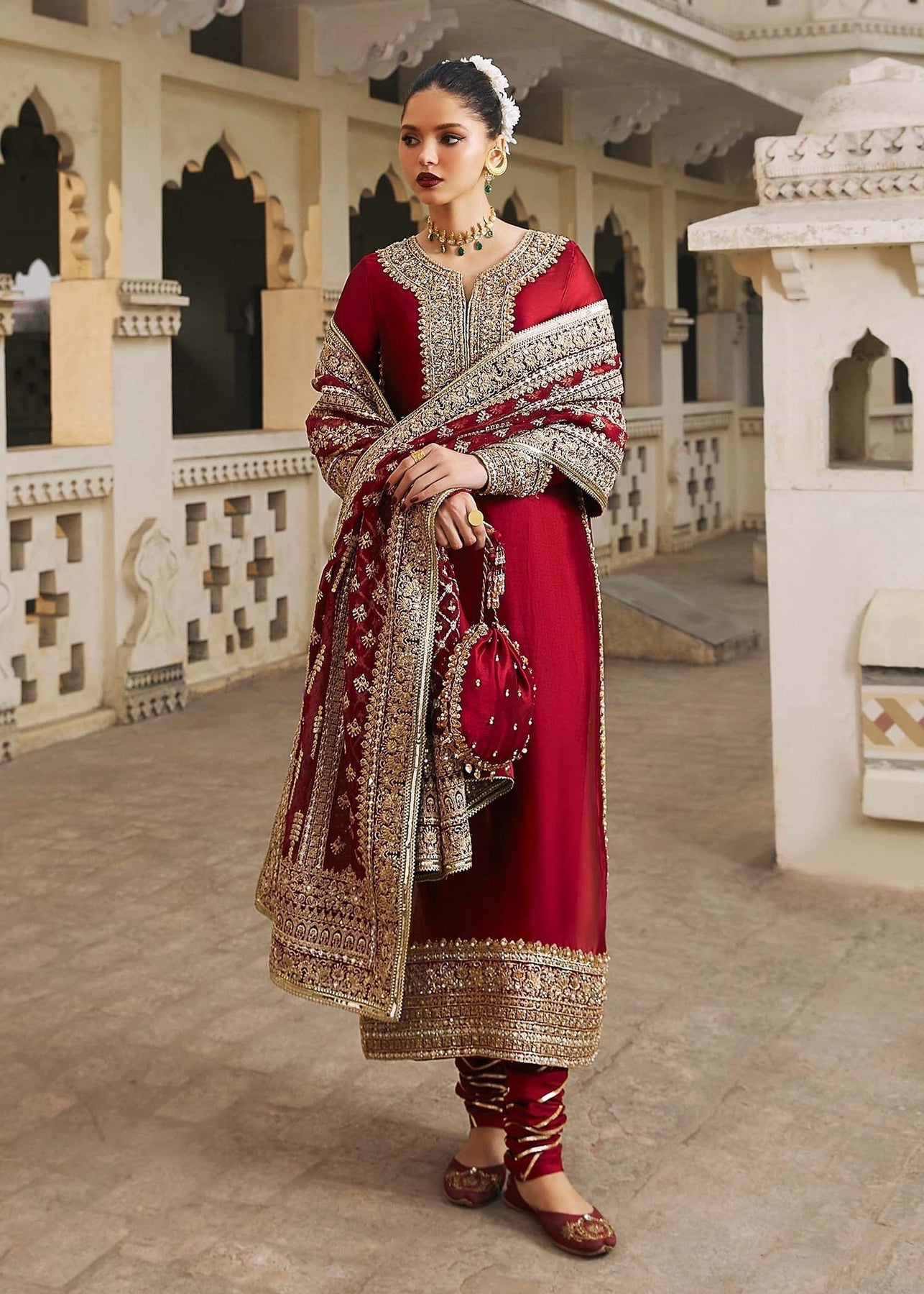 KANWAL MALIK WEDDING COLLECTION| UNSTITCHED RAW SILK COLLECTION BY SHAEBIZ