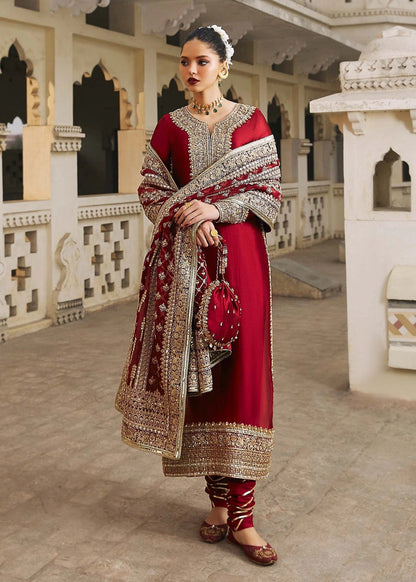 KANWAL MALIK WEDDING COLLECTION| UNSTITCHED RAW SILK COLLECTION BY SHAEBIZ