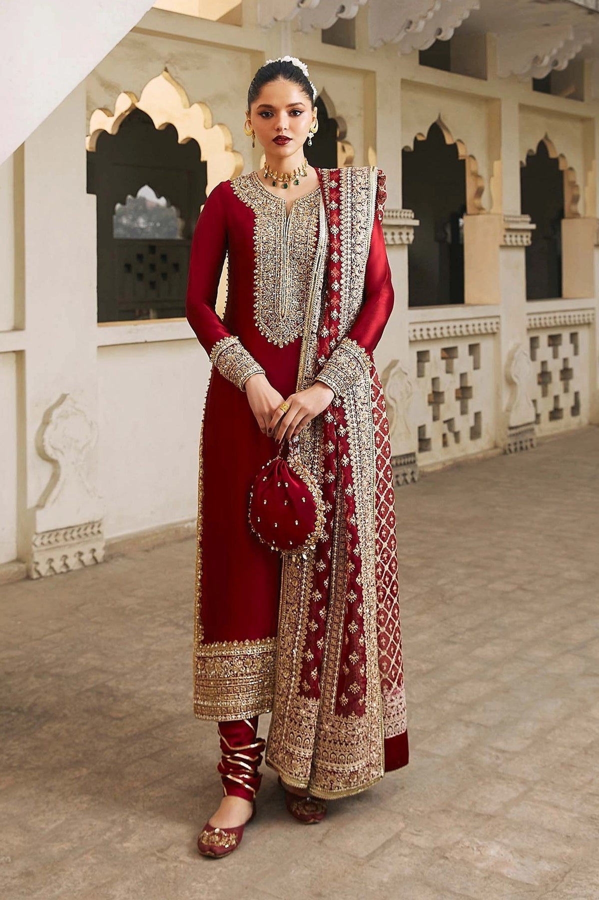 KANWAL MALIK WEDDING COLLECTION| UNSTITCHED RAW SILK COLLECTION BY SHAEBIZ