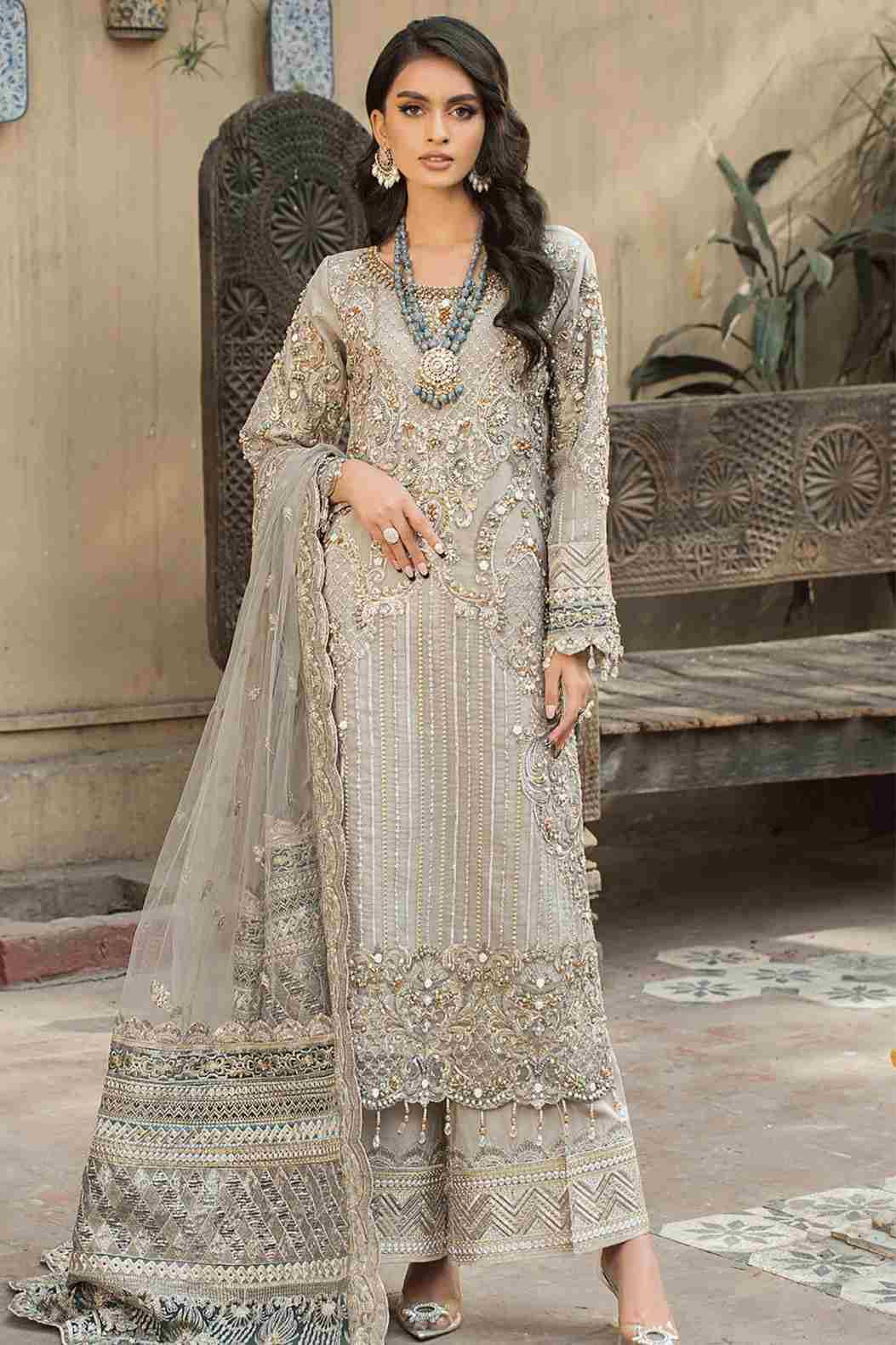 IMROZIA ROYAL EMBRACE LUXURY WEDDING EDITION| UNSTITCHED MASTER REPLICA| TOP PAKISTANI DRESS BY SHAEBIZ