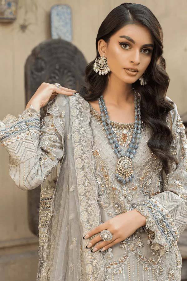 IMROZIA ROYAL EMBRACE LUXURY WEDDING EDITION| UNSTITCHED MASTER REPLICA| TOP PAKISTANI DRESS BY SHAEBIZ