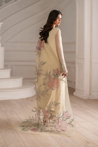 IZNIK LATEST CHIFFON WITH HAND EMBELLISHED| UNSTITCHED 3 PCS BY SHAEBIZ