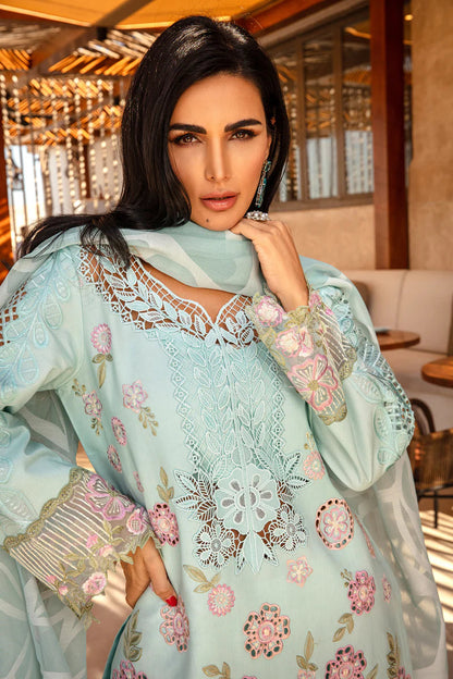 RANG RASIYA MAHSA LUXURY LAWN COLLECTION| UNSTITCHED 3 PC BY SHAEBIZ