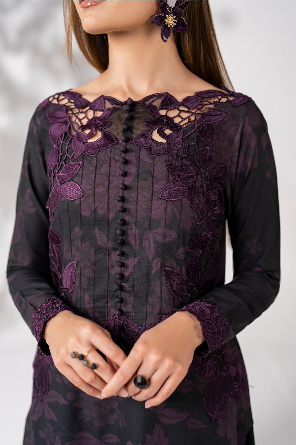 IZNIK PURPLE PRINTED LAWN COLLECTION| UNSTITCHED EID COLLECTION| TOP PAKISTANI DRESS BY SHAEBIZ