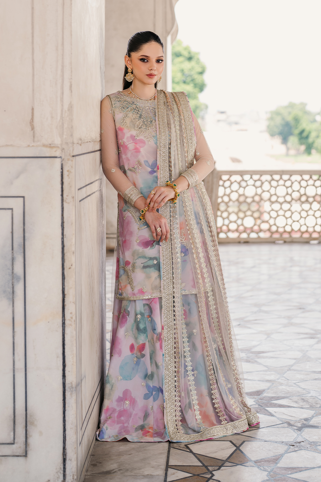 IZNIK MULTI DIGITAL PRINTED LAWN COLLECTION| UNSTITCHED PARTY WEAR| TOP PAKISTANI DRESS BY SHAEBIZ