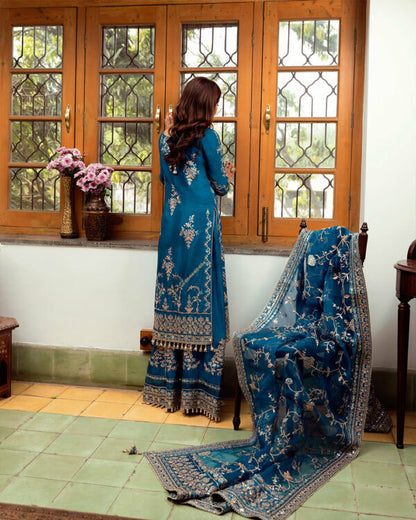 FAIZA SAQLAIN NIRA LUXURY WEDDING COLLECTION| SAJAL ALI | UNSTITCHED MASTER REPLICA BY SHAEBIZ