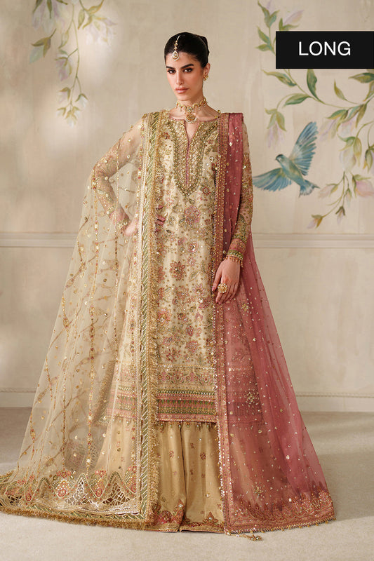 BAROUQUE LATEST EMBROIDERED NET COLLECTION| UNSTITCHED BRIDAL COLLECTION BY SHAEBIZ