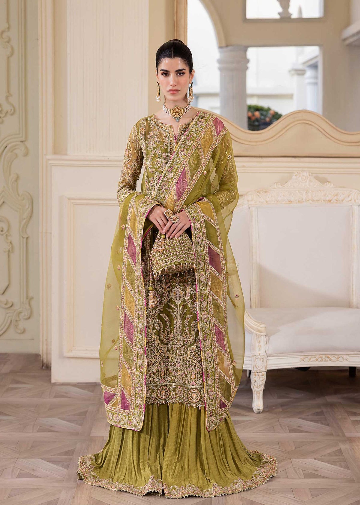 KANWAL MALIK 2026 LUXURY NET COLLECTION| UNSTITCHED 3 PCS| TOP PAKISTANI DRESS BY SHAEBIZ