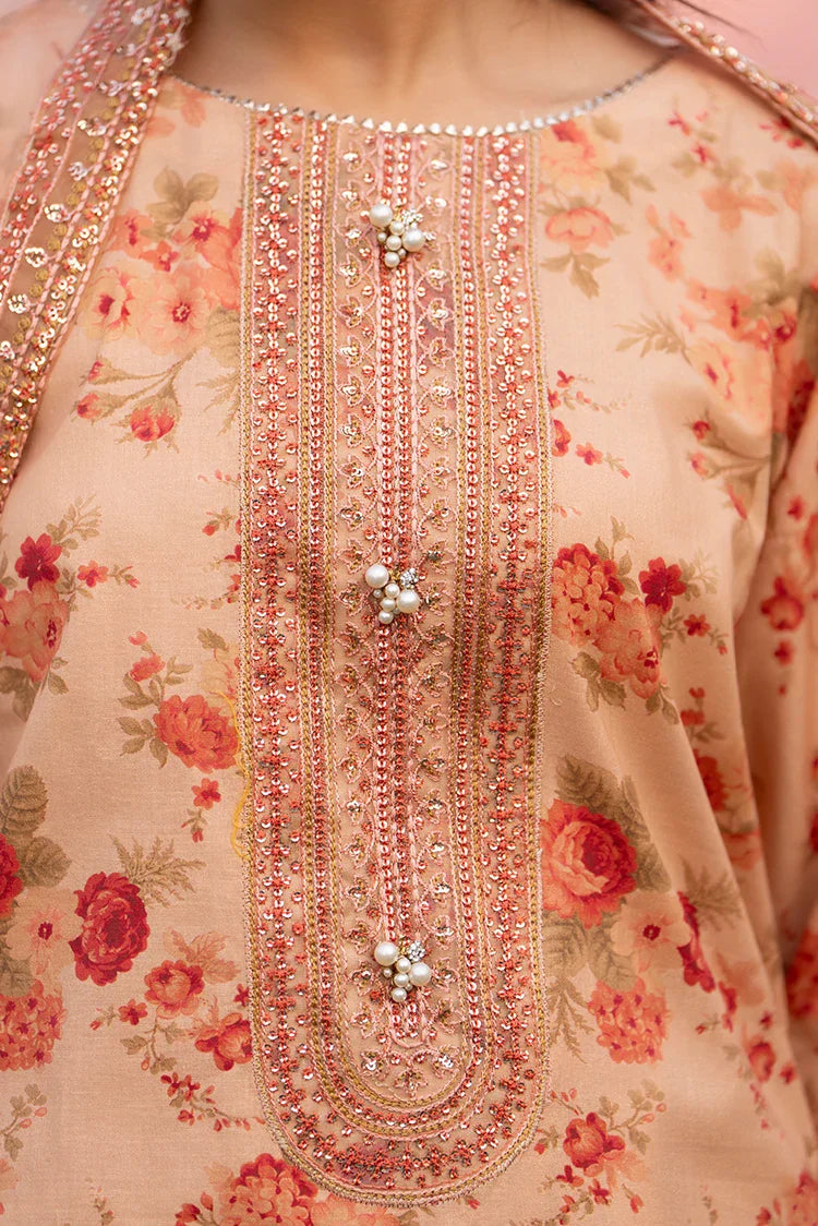 ELLANA 2026 EMBROIDERED LUXURY LAWN COLLECTION| UNSTITCHED 3 PCS BY SHAEBIZ