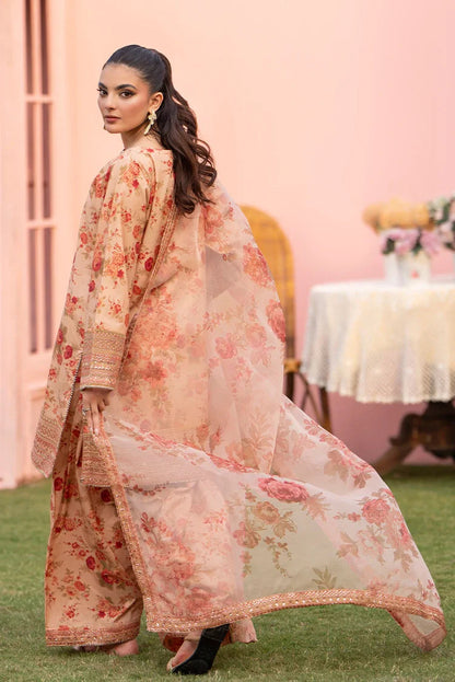 ELLANA 2026 EMBROIDERED LUXURY LAWN COLLECTION| UNSTITCHED 3 PCS BY SHAEBIZ