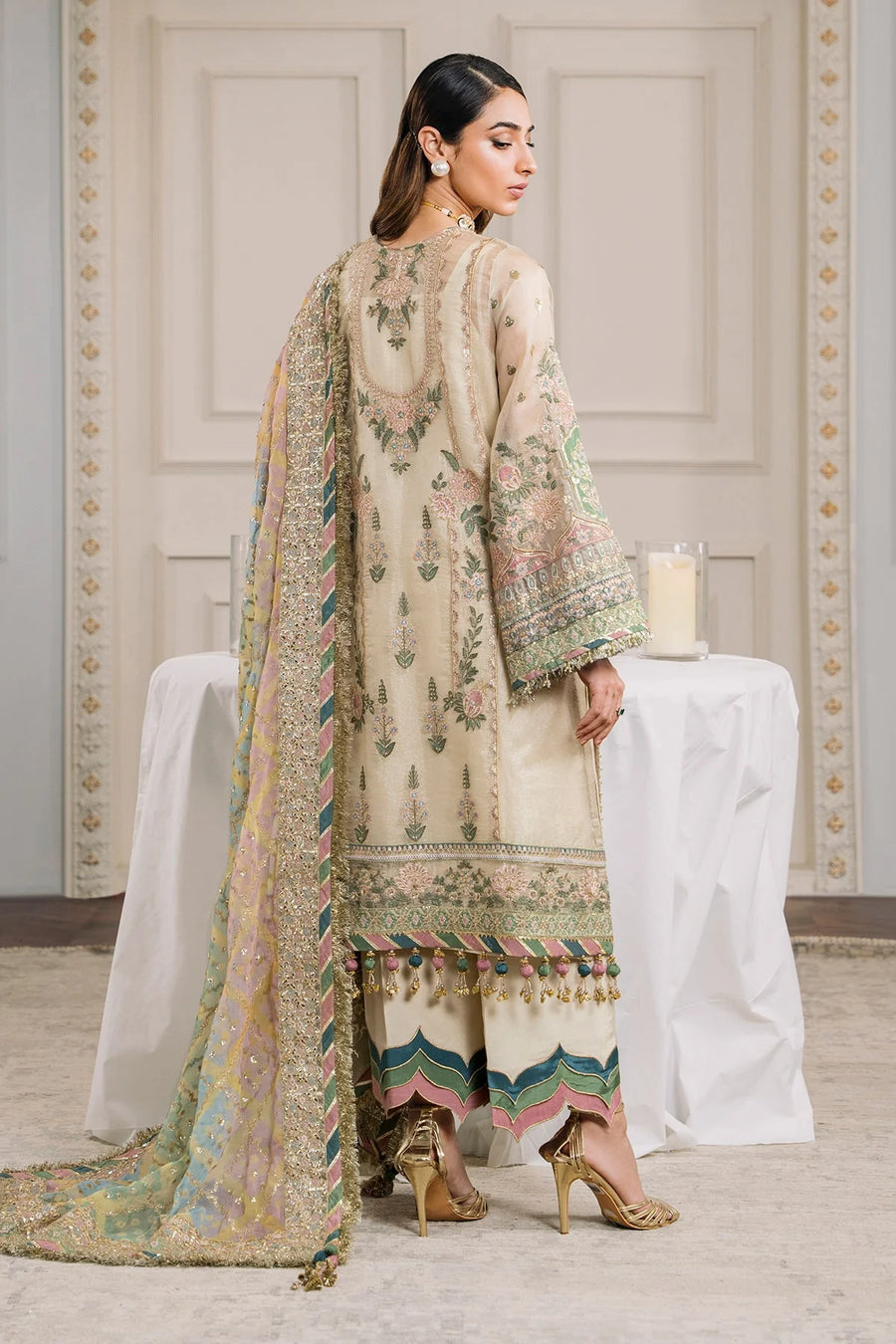 BAROQUE CHANTELLE LUXURY WEDDING COLLECTION| 3 PIECE UNSTITCHED DRESS| BY SHAEBIZ