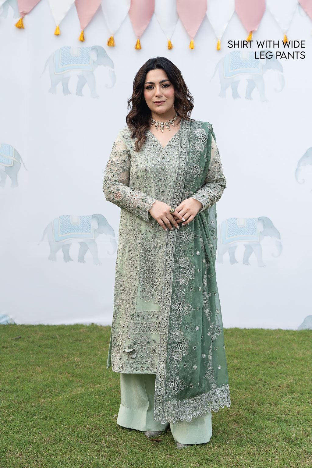 IZNIK TEHAR SHENDI LUXURY ORGENZA COLLECTION| UNSTITCHED WEDDING FORMALS BY SHAEBIZ