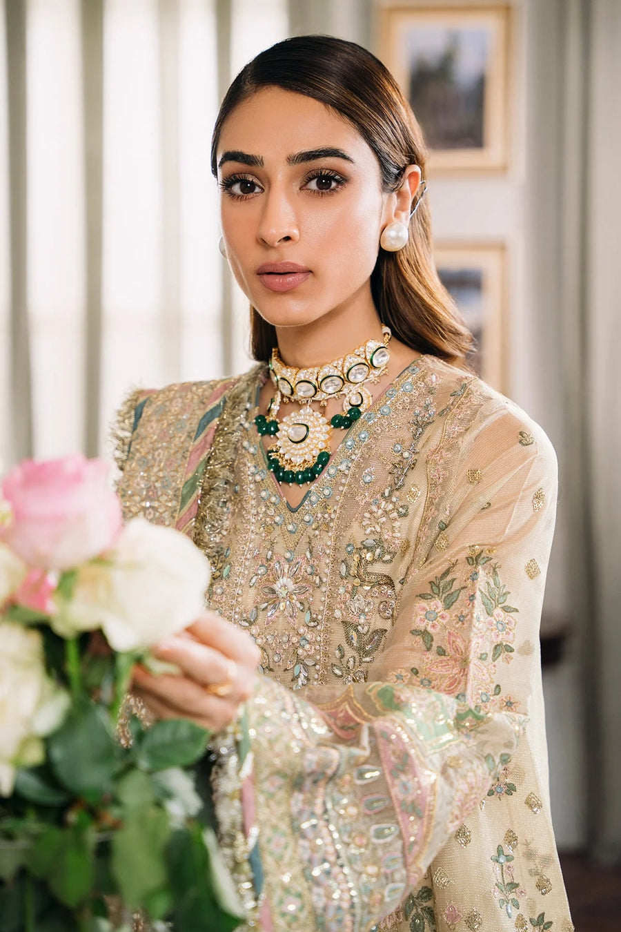 BAROQUE CHANTELLE LUXURY WEDDING COLLECTION| 3 PIECE UNSTITCHED DRESS| BY SHAEBIZ