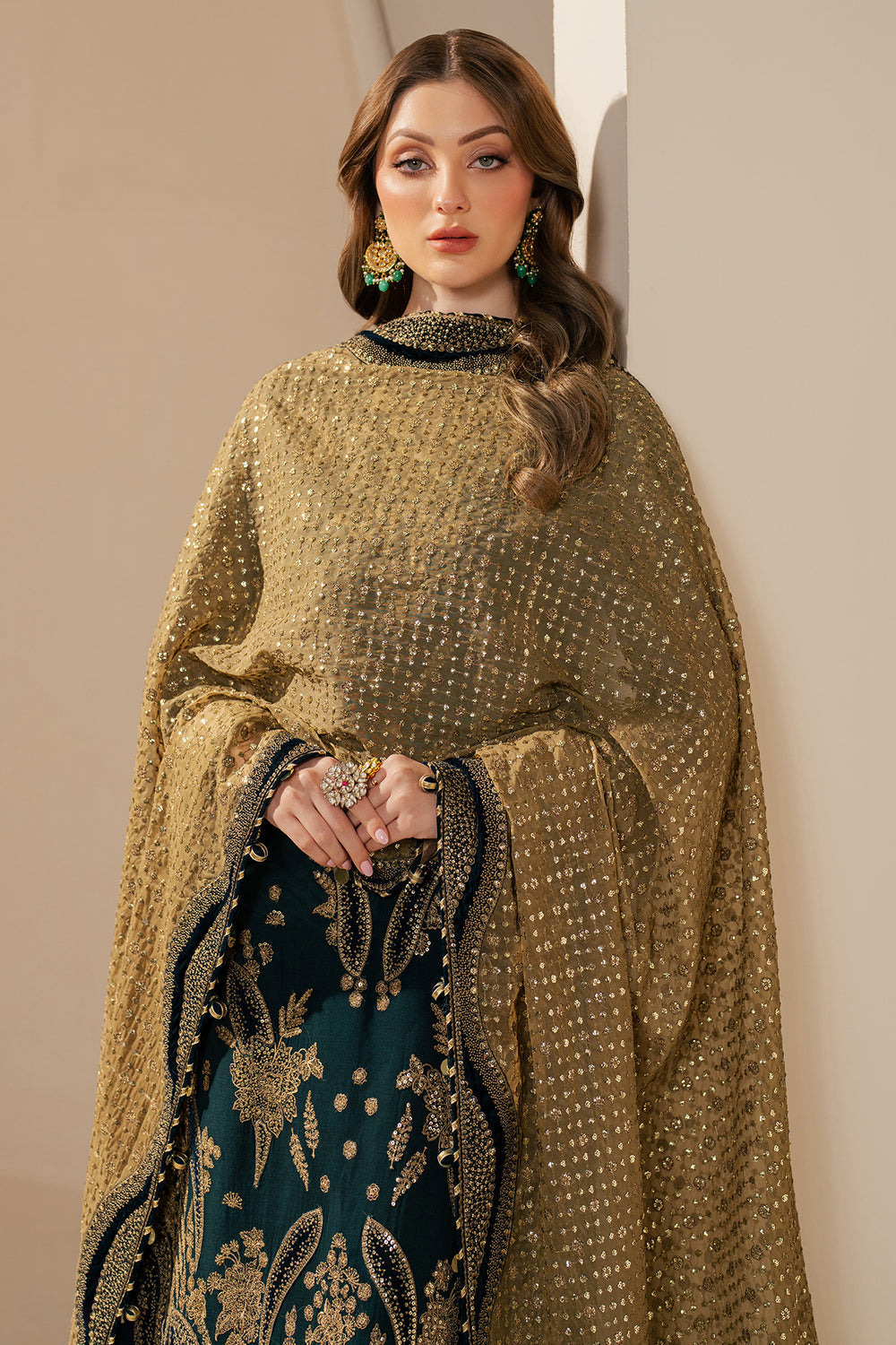 JAZMIN EMBROIDERED CHIFFON DRESS| UNSTITCHED 3 PCS BY SHAEBIZ