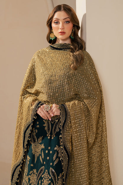 JAZMIN EMBROIDERED CHIFFON DRESS| UNSTITCHED 3 PCS BY SHAEBIZ