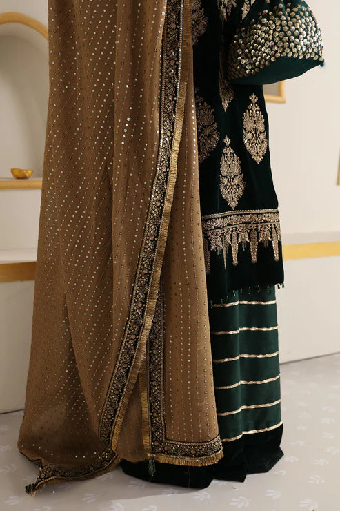 JAZMIN NEW LUXURY VELVET COLLECTION|TOP PAKISTANI DRESS BY SHAEBIZ