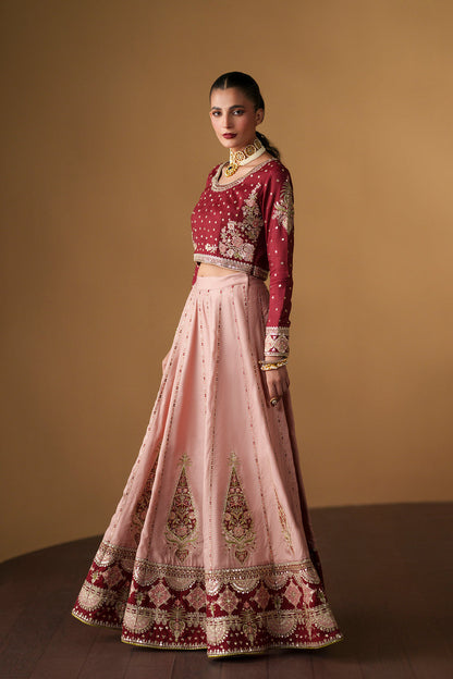 ETHNIC LATEST EMBROIDERED RAW SILK| UNSTITCHED LATEST WEDDING FORMALS BY SHAEBIZ