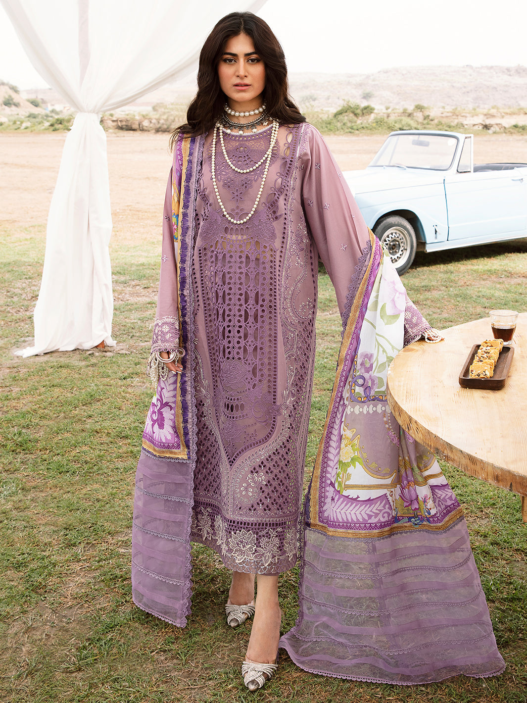 MEM SAAB BY BIN ILYAS| EMBROIDERED LAWN COLLECTION| TOP PAKISTANI DRESS BY SHAEBIZ