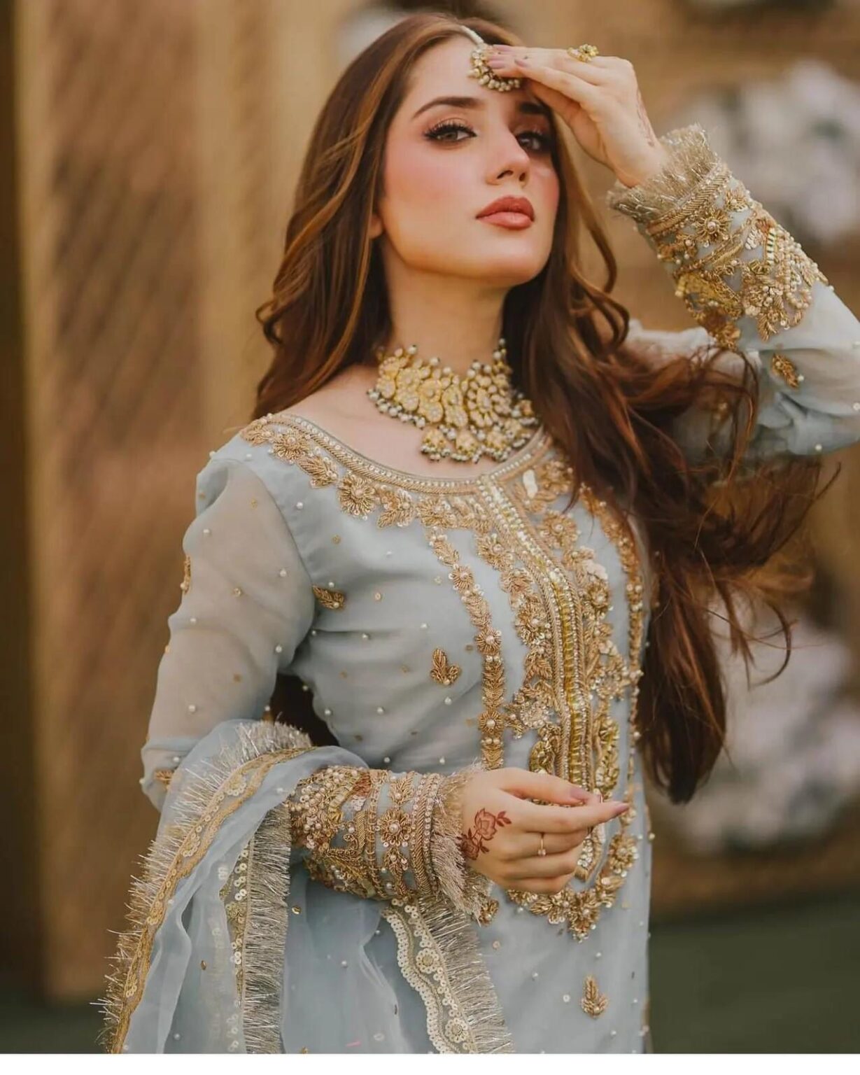 MAHA WAJAHAT  EMBROIDERED ORGENZA  COLLECTION| UNSTITCHED BRIDAL AND PARTY WEAR| TOP PAKISTANI DRESS BY SHAEBIZ