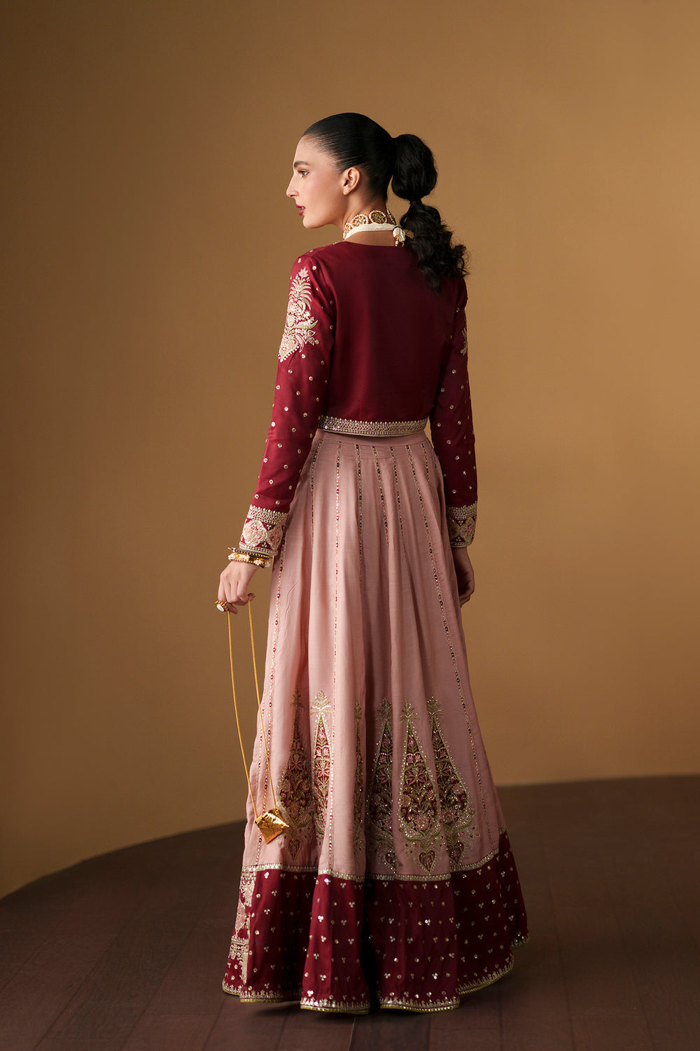 ETHNIC LATEST EMBROIDERED RAW SILK| UNSTITCHED LATEST WEDDING FORMALS BY SHAEBIZ