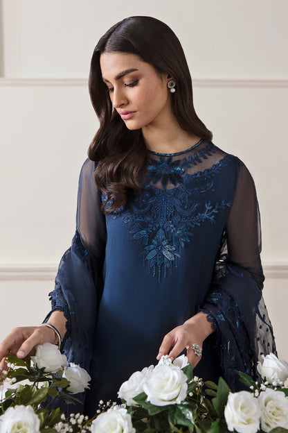 BAROQUE NEW LUXURY CHIFFON WITH HEAVY SEQUENCE EMBROIDERY| UNSTITCHED PARTY WEAR BY SHAEBIZ