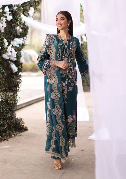 KAHF LUXURY 2026 LAWN COLLECTION| UNSTITCHED 3 PCS| TOP PAKISTANI DRESS BY SHAEBIZ