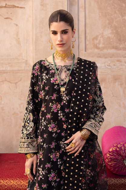 BATIK BLACK 2026 DIGITAL PRINTED SILK COLLECTION| FORMAL WEAR | TOP PAKISTANI DRESS BY SHAEBIZ