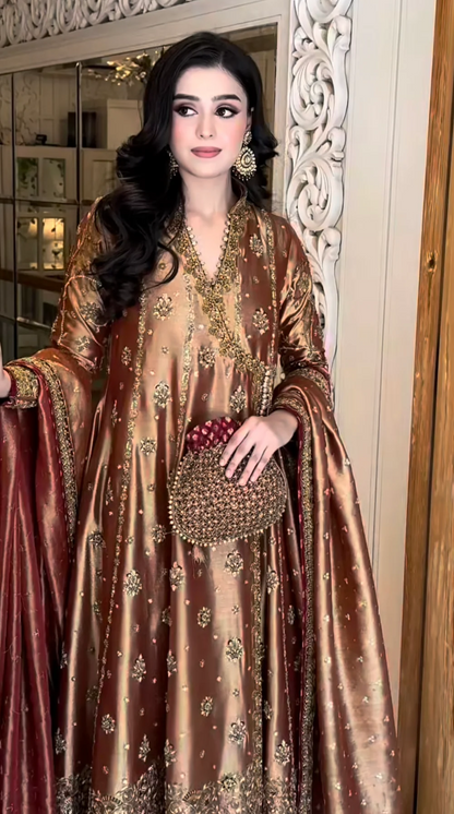 HARIS SHAKEEL MAYSORI LUXURY BRIDAL COLLECTION| UNSTITCHED WEDDING FORMALS BY SHAEBIZ