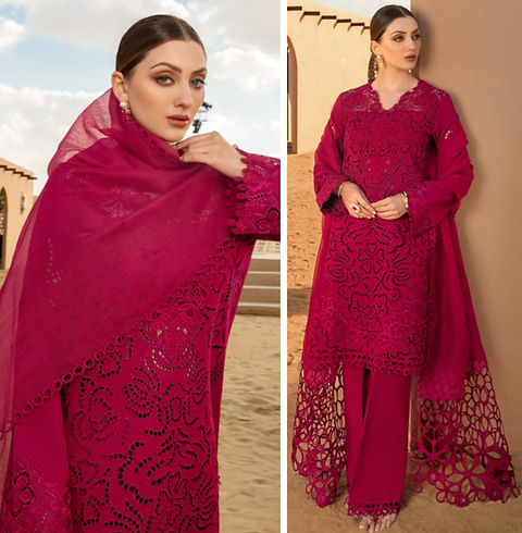 RANG RASIYA LUXURY LAWN COLLECTION| TOP PAKISTANI DRESS BY SHAEBIZ|