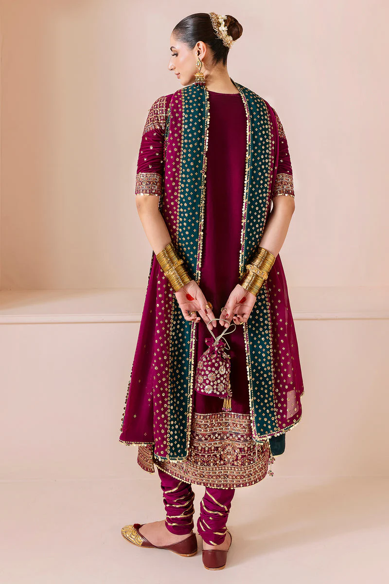 Pakistani Velvet Unstitched Rangoon Dress Collection 2025 by Jazmin – Shaebiz