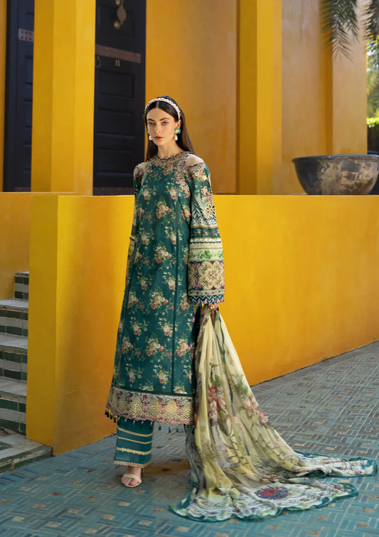 ELAF SIGNATURE LATEST LAWN COLLECTION| UNSTITCHED 3 PCS | TOP PAKISTANI DRESS BY SHAEBIZ