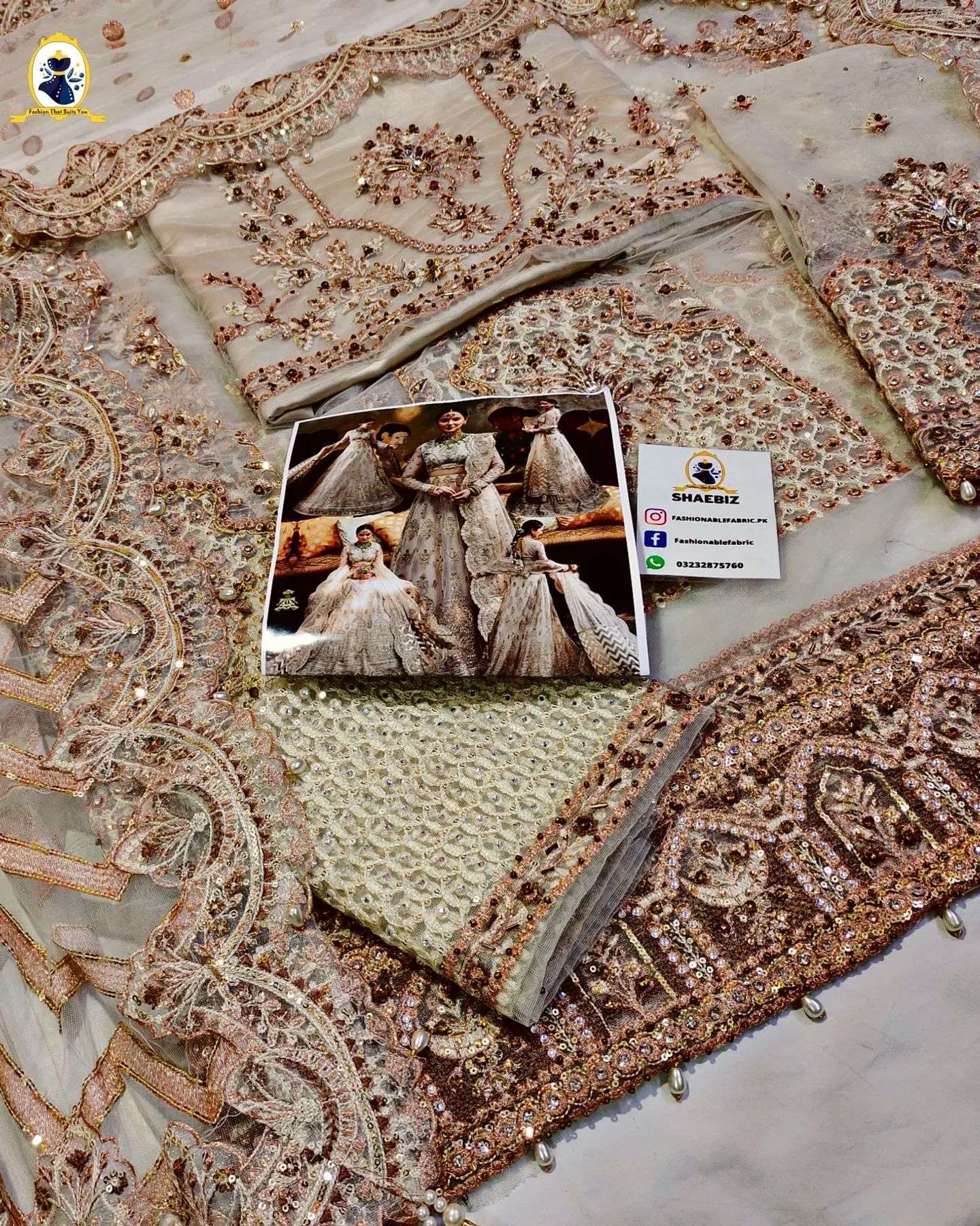 AFROZEH LUXURY BRIDAL DRESS (AF-SS21)