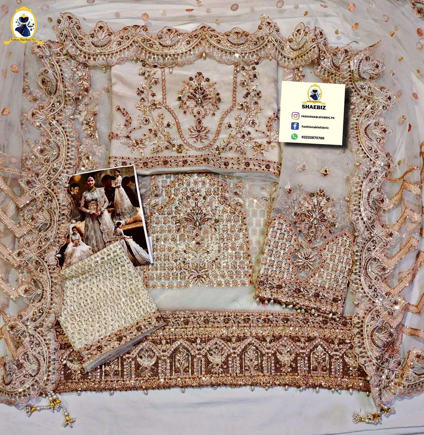 AFROZEH LUXURY BRIDAL DRESS (AF-SS21)