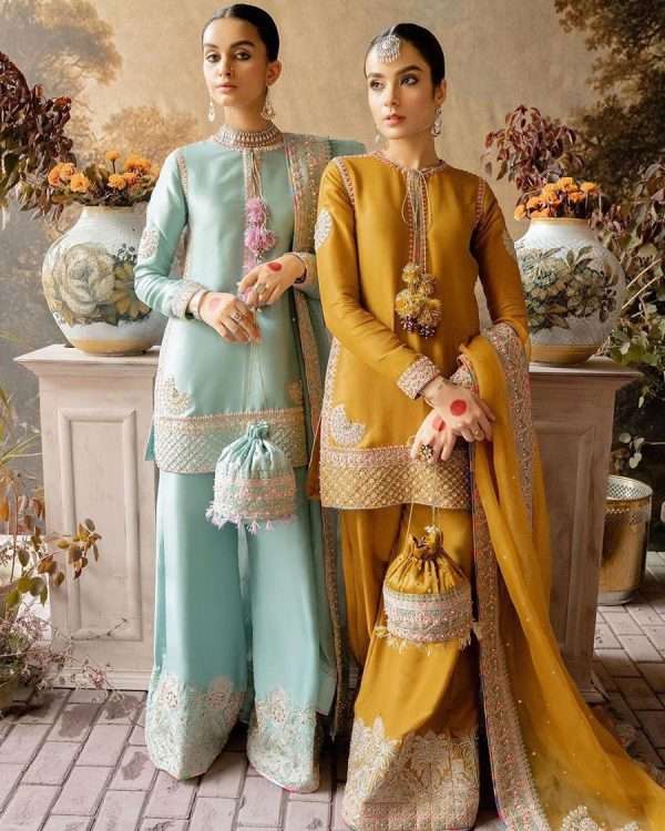 AKBER ASLAM ORGENZA DRESS (AB-SRO21)