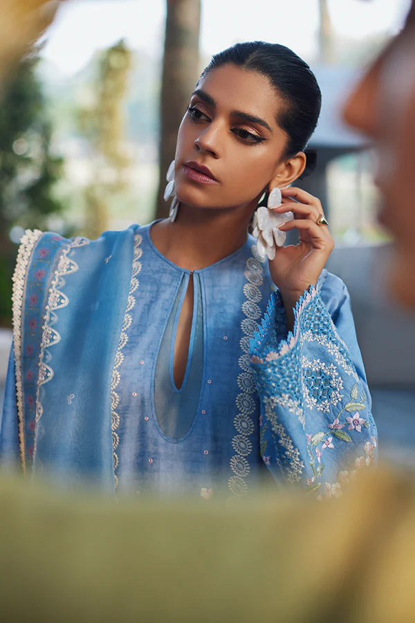 SUFFUSE CHICKEN KARI SUMMER LAWN COLLECTION| TOP PAKISTANI DRESS BY SHAEBIZ|