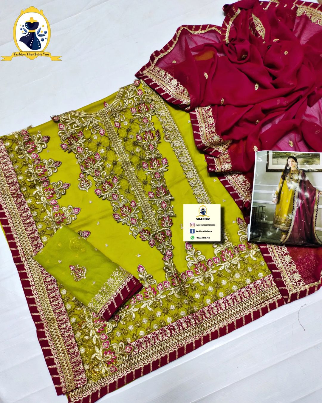 ASIM JOFA SEMI PURE CHIFFON LUXURY PARTY WEAR COLLECTION WEAR BY HANIA AMIR TOP PAKISTANI DRESS