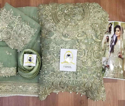 ATIF RIAZ GREEN FORMAL DRESS (AR-SG19)