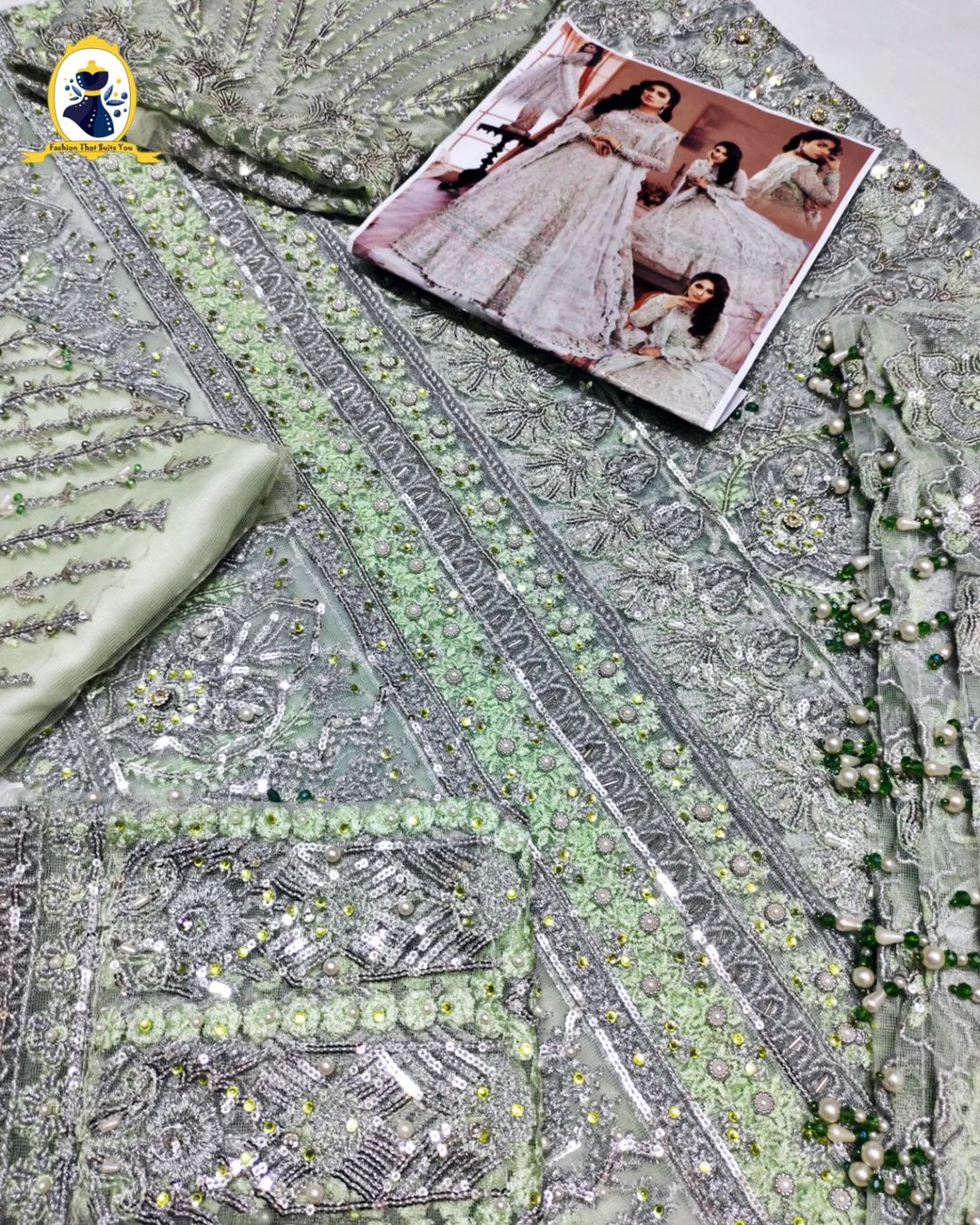 ANAYA BRIDAL MAXI | WEARING BY AYEZA KHAN | UNSTITCH WEDDING COLLECTION | BY SHAEBIZ