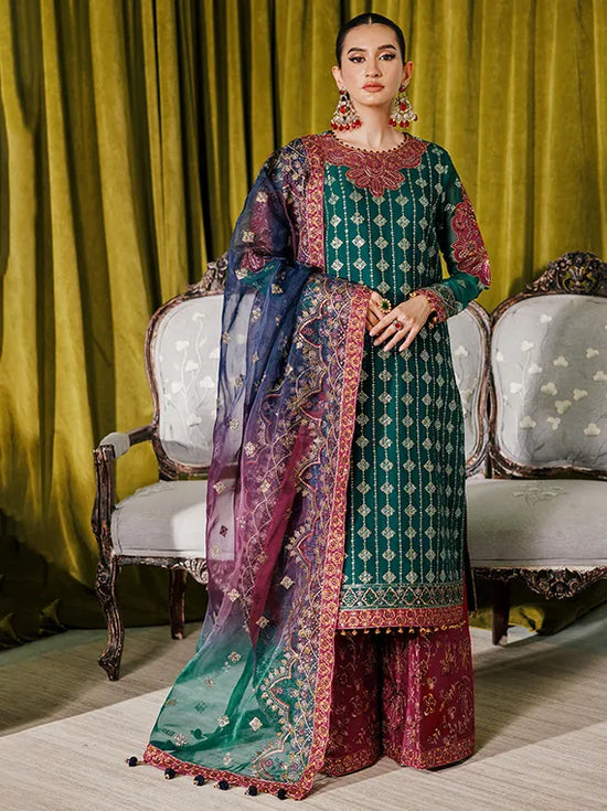 ALIZEH SEA MIST LUXURY CHIFFON COLLECTION| WEDDING FORMALS| TOP PAKISTANI DRESS BY SHAEBIZ