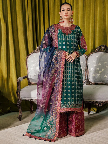 ALIZEH SEA MIST LUXURY CHIFFON COLLECTION| WEDDING FORMALS| TOP PAKISTANI DRESS BY SHAEBIZ
