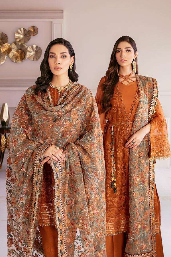 BAROQUE ORANGE FORMAL DRESS(BO-SC21)