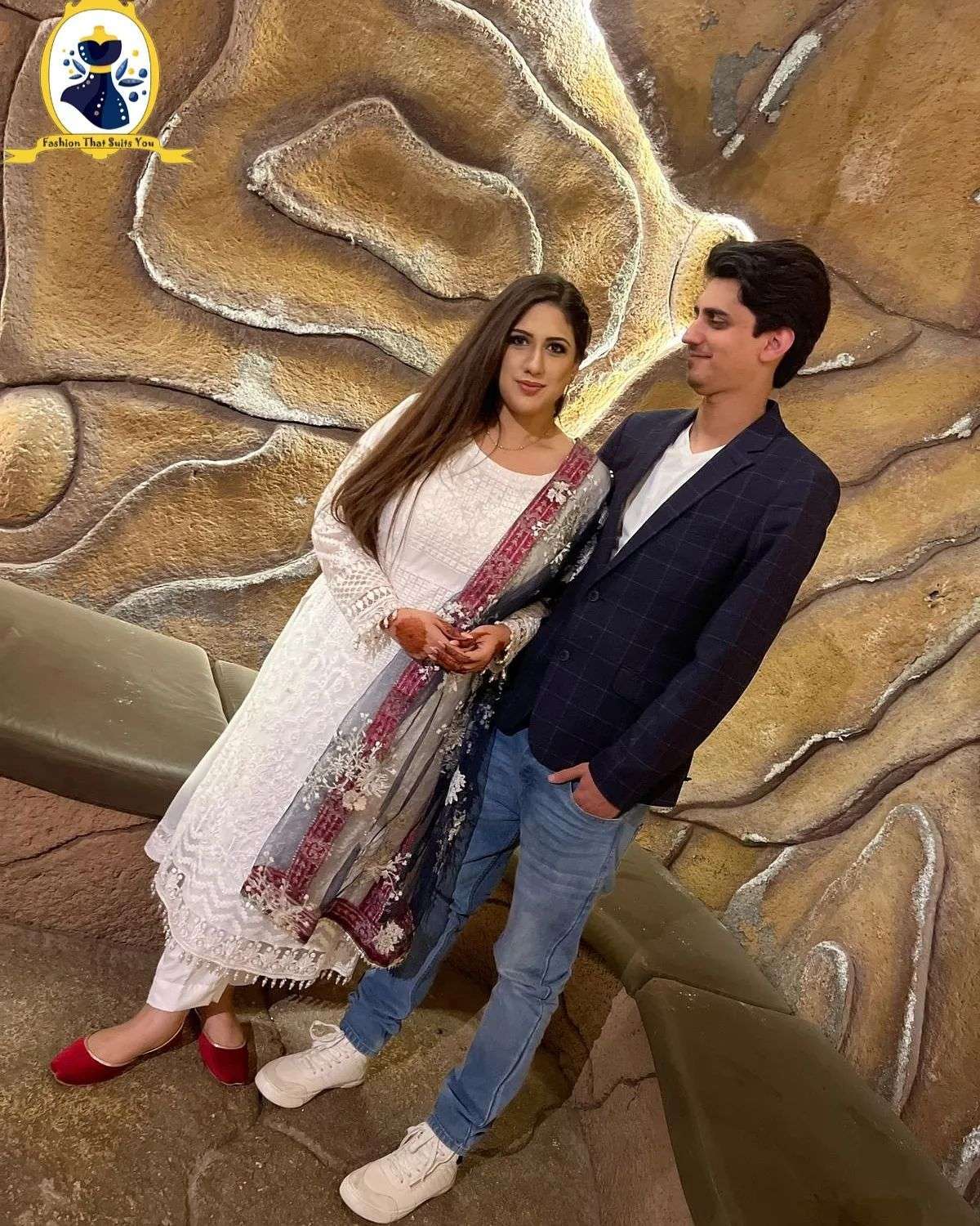 BAROQUE WHITE CHIFFON WITH NET DUPATTA